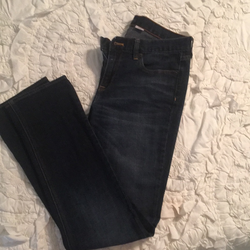 Jcrew matchstick dark wash jeans perfect condition